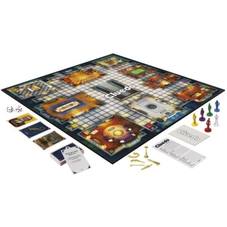 Cluedo Classic, nouvelle version, Jeu de société de réflexion et stratégie, Des 8 ans