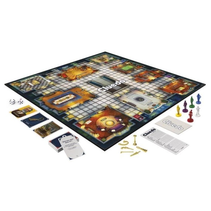 Cluedo Classic, nouvelle version, Jeu de société de réflexion et stratégie, Des 8 ans Cluedo Classic, nouvelle version, Jeu de société de réflexion et stratégie, Des 8 ans
