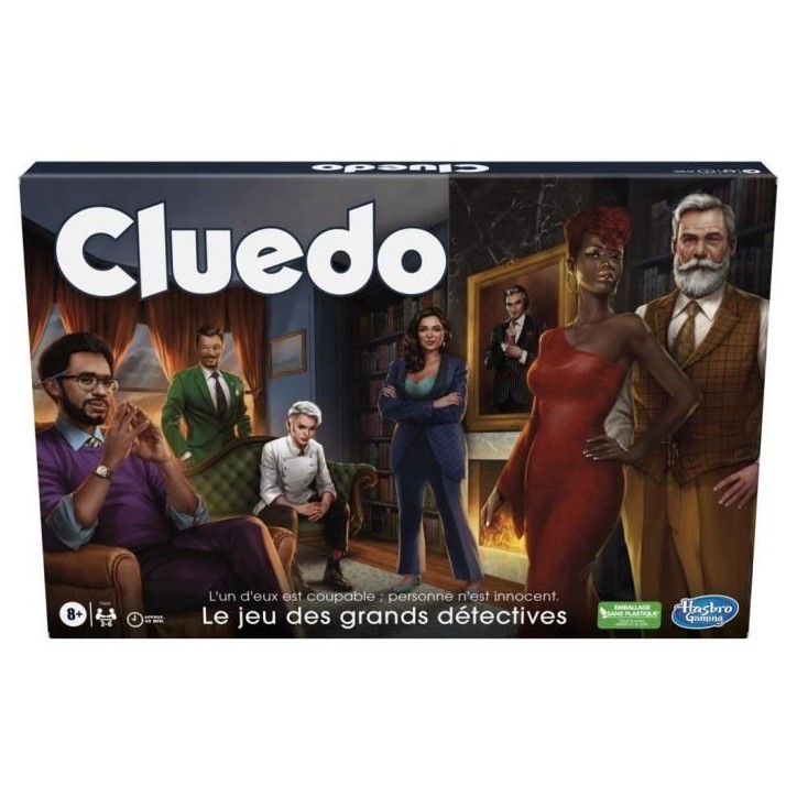 Cluedo Classic, nouvelle version, Jeu de société de réflexion et stratégie, Des 8 ans Cluedo Classic, nouvelle version, Jeu de société de réflexion et stratégie, Des 8 ans