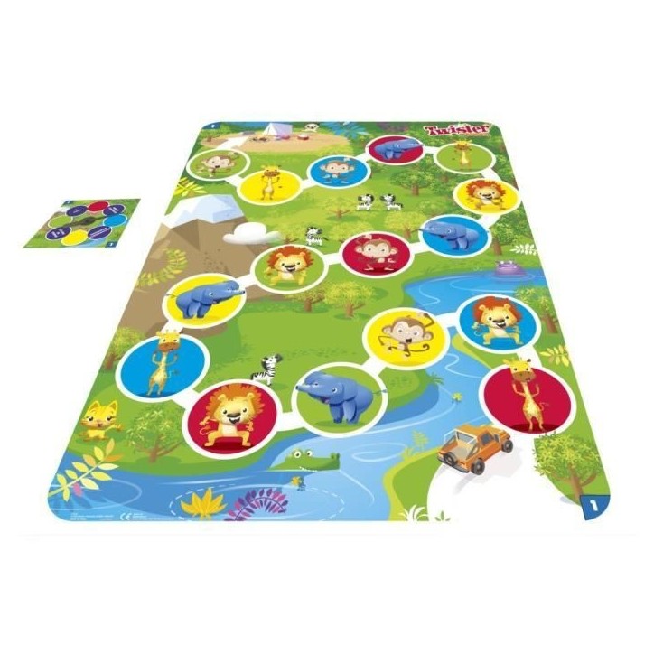 Twister Junior - tapis réversible 2-en-1 évolutif - Jeu de société junior - Hasbro Gaming Twister Junior - tapis réversible 2-en-1 évolutif - Jeu de société junior - Hasbro Gaming