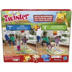 Twister Junior - tapis réversible 2-en-1 évolutif - Jeu de société