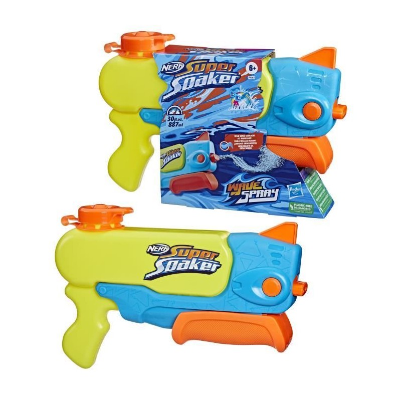 Nerf Super Soaker Wave Spray, pistolet a eau, la buse rotative crée d Nerf Super Soaker Wave Spray, pistolet a eau, la buse rotative crée d