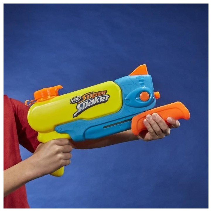 Nerf Super Soaker Wave Spray, pistolet a eau, la buse rotative crée des jets ondulés, jouet d'eau d'extérieur, des 6 ans