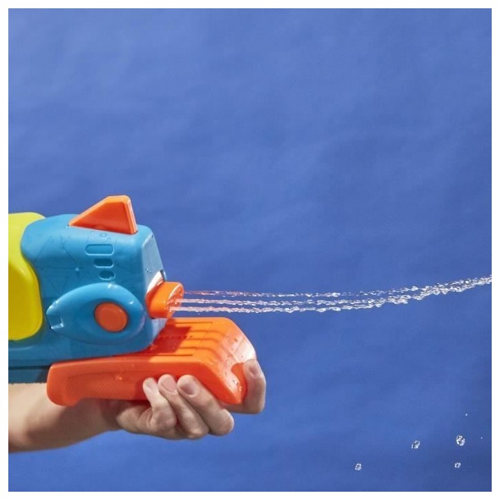 Nerf Super Soaker Wave Spray, pistolet a eau, la buse rotative crée des jets ondulés, jouet d'eau d'extérieur, des 6 ans
