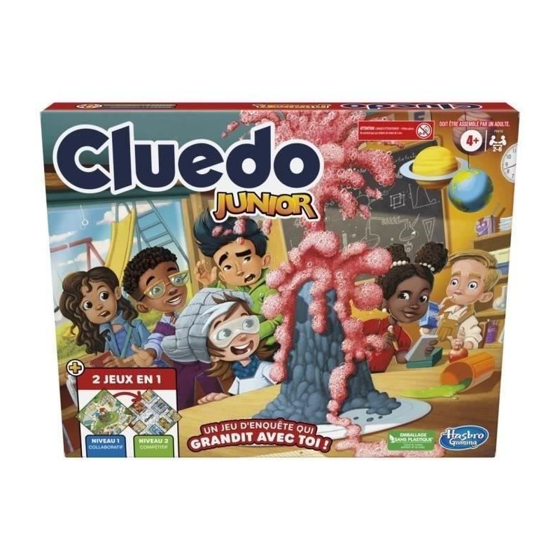 Cluedo Junior 2-en-1 - Jeu de société junior - jeu de réflexion Cluedo Junior 2-en-1 - Jeu de société junior - jeu de réflexion