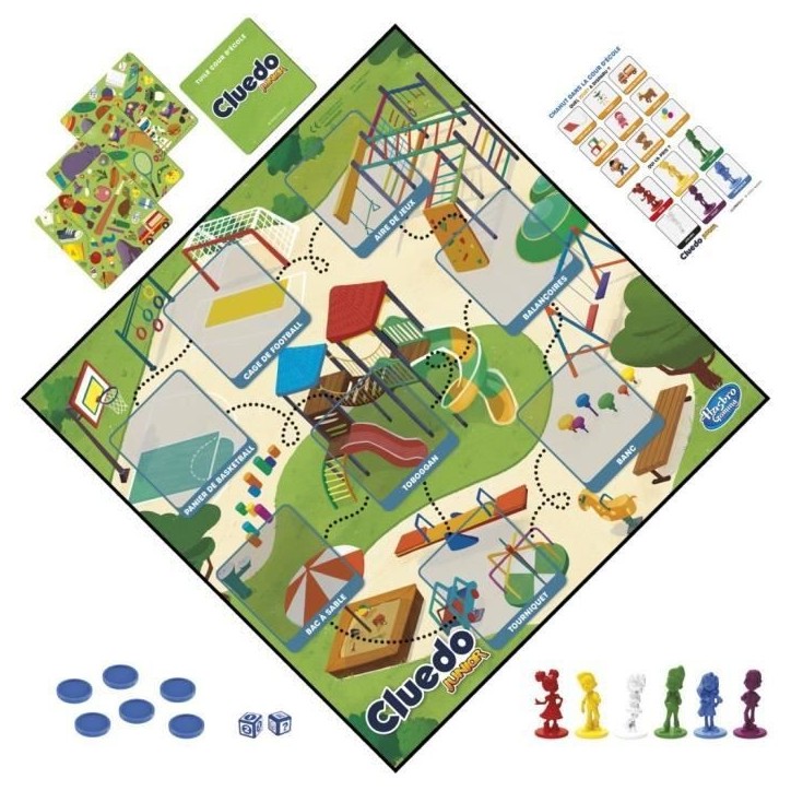 Cluedo Junior 2-en-1 - Jeu de société junior - jeu de réflexion