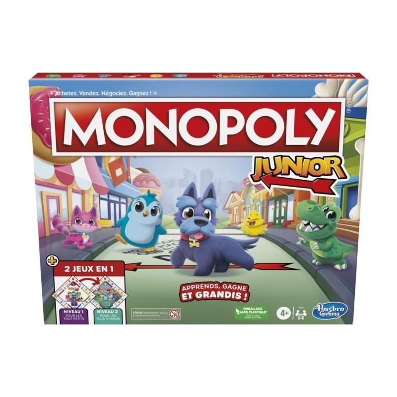 Monopoly Junior 2 en 1 - Jeu de société enfant Monopoly Junior 2 en 1 - Jeu de société enfant