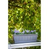 Jardiniere - GARDEN ID Terraflor - Anthracite 60cm - Solidité - Rése
