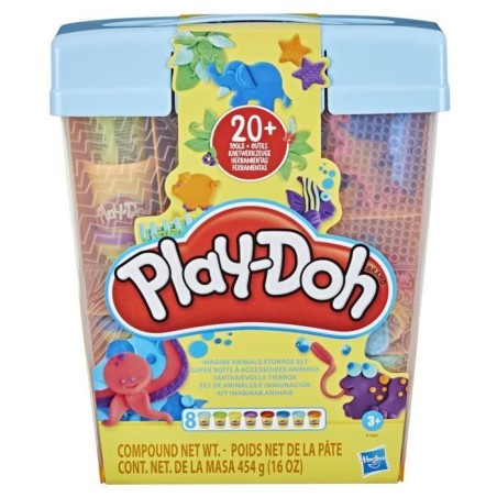 Play-Doh Super Boîte a accessoires Animaux, jouets et pâte a modeler