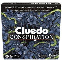 Cluedo Conspiration, jeu de société, 4 a 10 joueurs, a partir de 14
