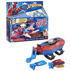 Lance-toile ultime Spider-Man blaster 2-en-1, jouet de déguisement Sp