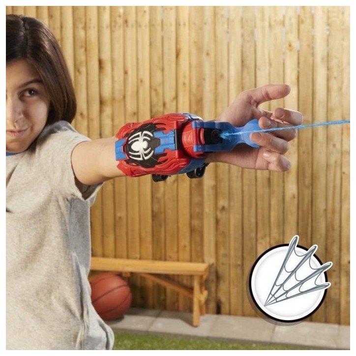 Lance-toile ultime Spider-Man blaster 2-en-1, jouet de déguisement Spider-Man, des 5 ans, Marvel Spider-Man Real Webs Lance-toile ultime Spider-Man blaster 2-en-1, jouet de déguisement Spider-Man, des 5 ans, Marvel Spider-Man Real Webs
