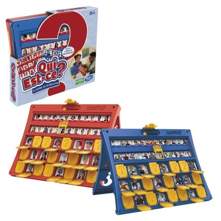 Qui est-ce ? classique, jeu de plateau pour enfants a partir de 6 ans, 2 joueurs Qui est-ce ? classique, jeu de plateau pour enfants a partir de 6 ans, 2 joueurs