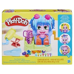 Play-Doh Salon de coiffure, coffret de pâte a modeler avec 6 pots, de