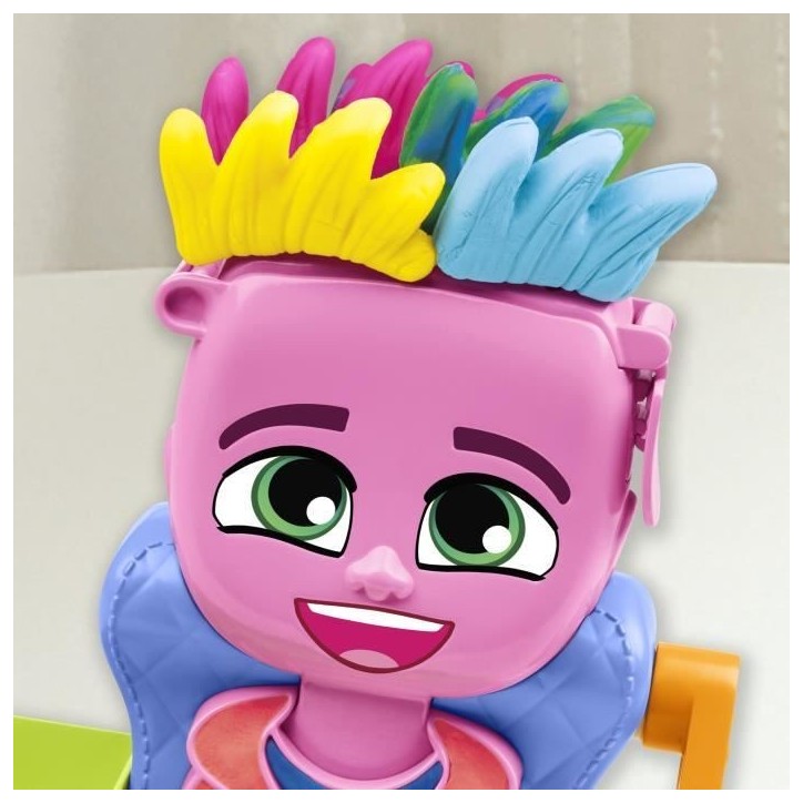 Play-Doh Salon de coiffure, coffret de pâte a modeler avec 6 pots, des 3 ans