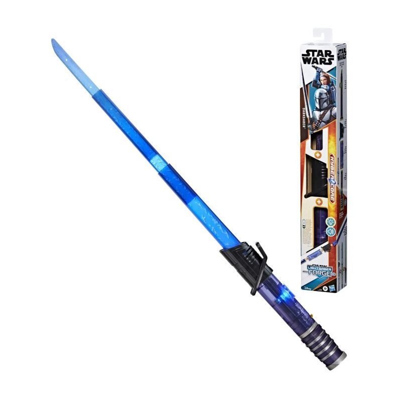 Sabre laser électronique Mandalorien Sabre noir, Star Wars Lightsaber Sabre laser électronique Mandalorien Sabre noir, Star Wars Lightsaber