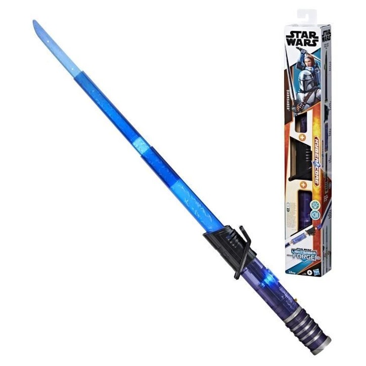Sabre laser électronique Mandalorien Sabre noir, Star Wars Lightsaber Forge Kyber Core, jouets enfant, des 4 ans Sabre laser électronique Mandalorien Sabre noir, Star Wars Lightsaber Forge Kyber Core, jouets enfant, des 4 ans