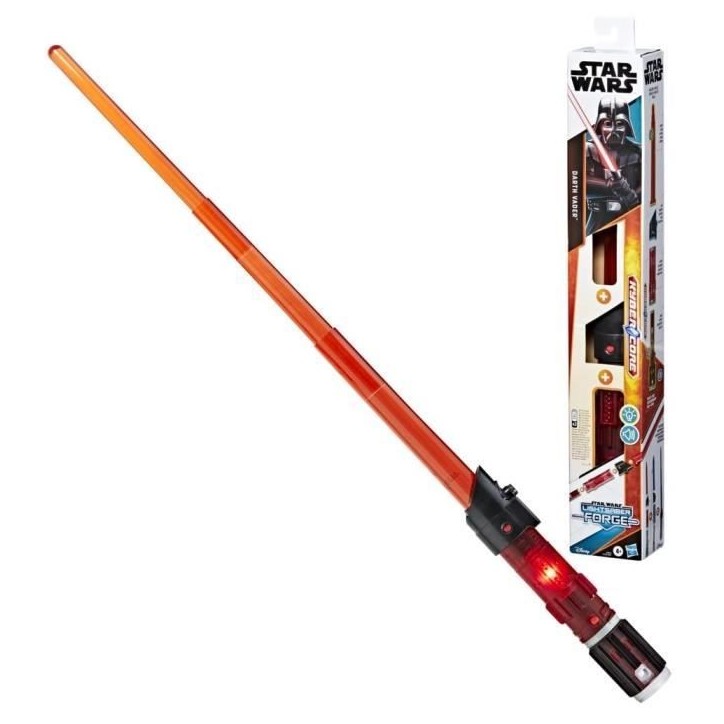 Sabre laser électronique Dark Vador, Star Wars Lightsaber Forge Kyber Core, jouets enfant, des 4 ans
