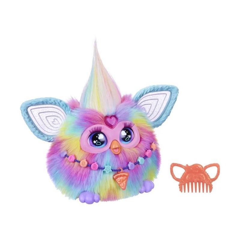Furby Tie Dye, 15 accessoires, peluche interactive pour filles et gar Furby Tie Dye, 15 accessoires, peluche interactive pour filles et gar