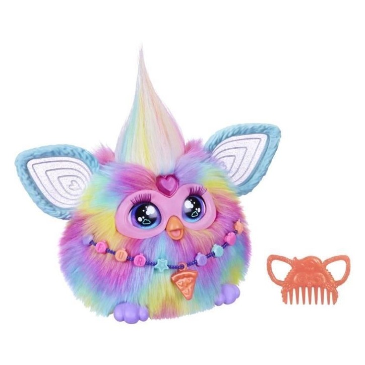 Furby Tie Dye, 15 accessoires, peluche interactive pour filles et garçons, animatronique activé par la voix, a partir de 6 ans Furby Tie Dye, 15 accessoires, peluche interactive pour filles et garçons, animatronique activé par la voix, a partir de 6 ans