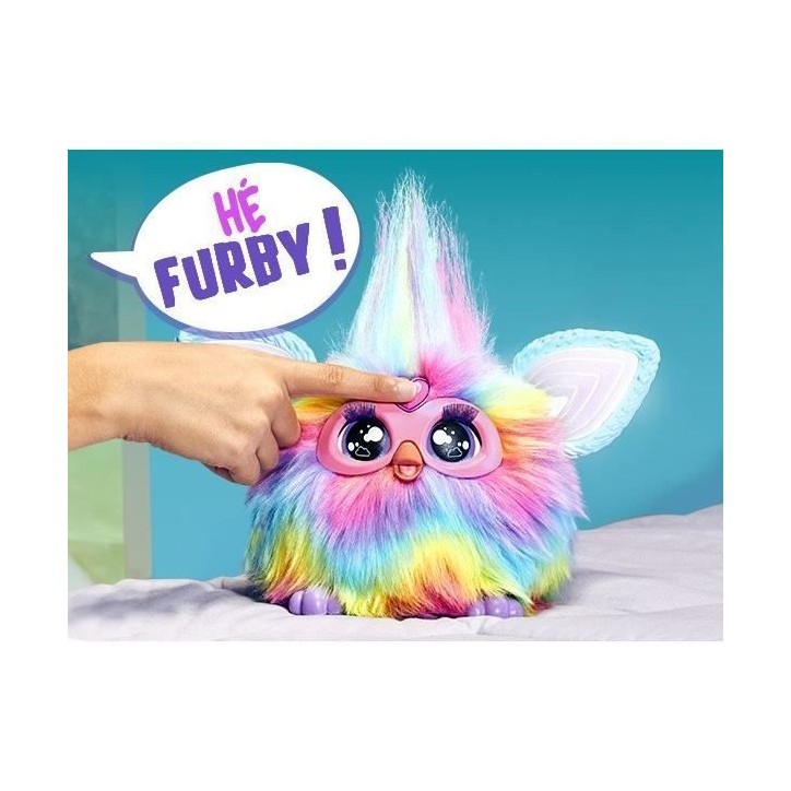 Furby Tie Dye, 15 accessoires, peluche interactive pour filles et garçons, animatronique activé par la voix, a partir de 6 ans Furby Tie Dye, 15 accessoires, peluche interactive pour filles et garçons, animatronique activé par la voix, a partir de 6 ans