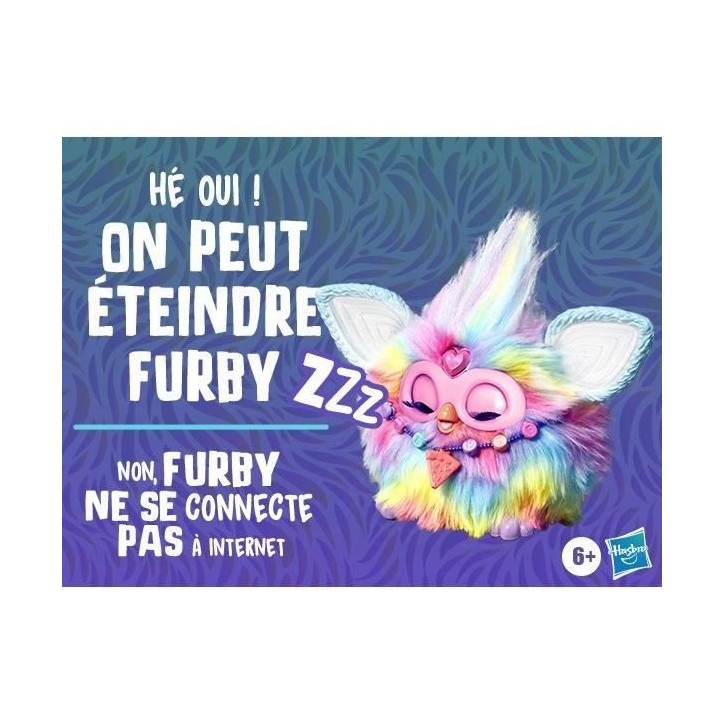 Furby Tie Dye, 15 accessoires, peluche interactive pour filles et garçons, animatronique activé par la voix, a partir de 6 ans Furby Tie Dye, 15 accessoires, peluche interactive pour filles et garçons, animatronique activé par la voix, a partir de 6 ans