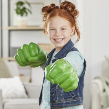 Gants fracassants de Hulk, jouet de déguisement, Marvel Avengers