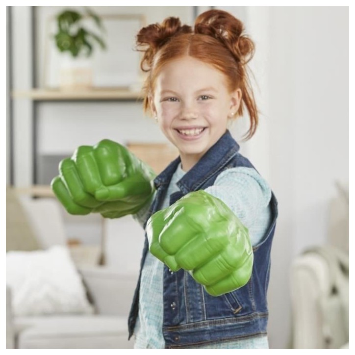 Gants fracassants de Hulk, jouet de déguisement, Marvel Avengers