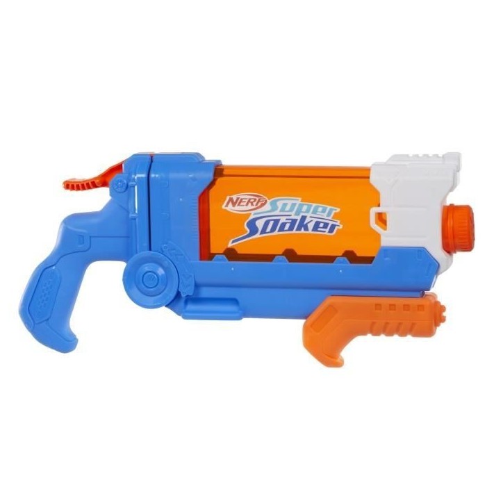 Nerf Super Soaker Flip Fill, Pistolet a eau avec 4 styles de jet, remplissage rapide, capacité de 887 mL d'eau, jouets des 6