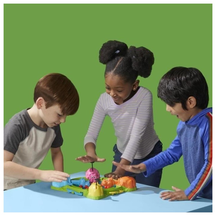 Hippos gloutons, jeu de société enfant, jeu de plateau, des 4 ans, pour 2 a 4 joueurs, Hasbro Gaming Hippos gloutons, jeu de société enfant, jeu de plateau, des 4 ans, pour 2 a 4 joueurs, Hasbro Gaming