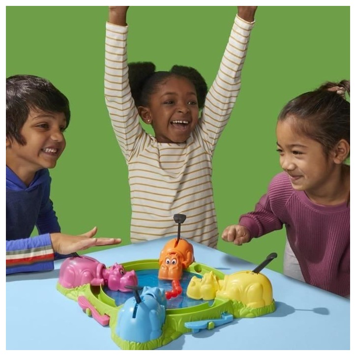 Hippos gloutons, jeu de société enfant, jeu de plateau, des 4 ans, pour 2 a 4 joueurs, Hasbro Gaming Hippos gloutons, jeu de société enfant, jeu de plateau, des 4 ans, pour 2 a 4 joueurs, Hasbro Gaming