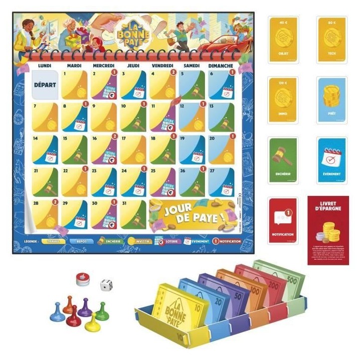 La Bonne Paye, nouvelle génération, Jeu de société en Famille, a partir de 8 Ans, 2 a 6 Joueurs La Bonne Paye, nouvelle génération, Jeu de société en Famille, a partir de 8 Ans, 2 a 6 Joueurs