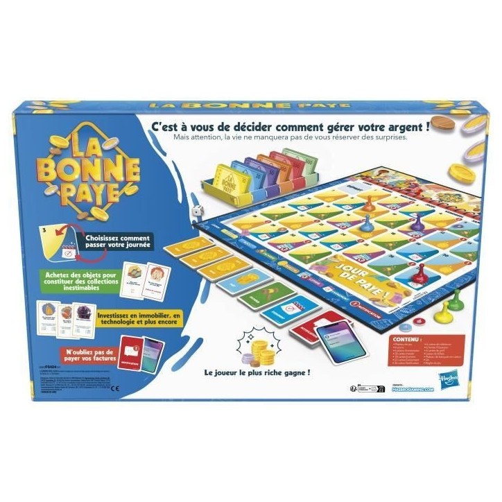 La Bonne Paye, nouvelle génération, Jeu de société en Famille, a partir de 8 Ans, 2 a 6 Joueurs La Bonne Paye, nouvelle génération, Jeu de société en Famille, a partir de 8 Ans, 2 a 6 Joueurs