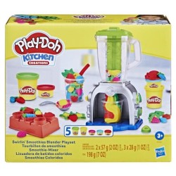 Play-Doh, Tourbillon de smoothies, jouet de cuisine factice avec pâte