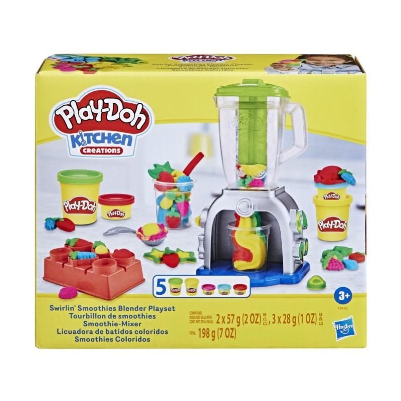 Play-Doh, Tourbillon de smoothies, jouet de cuisine factice avec pâte Play-Doh, Tourbillon de smoothies, jouet de cuisine factice avec pâte