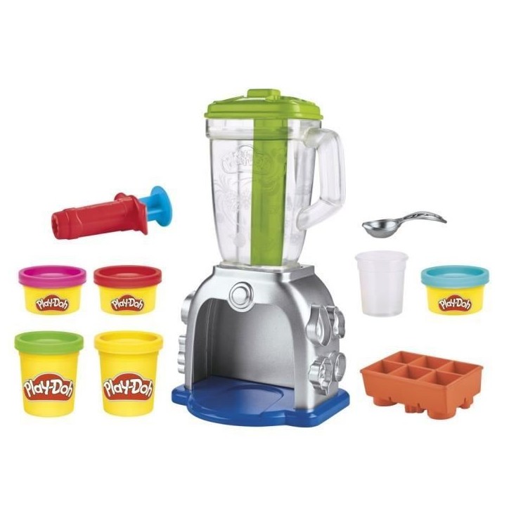 Play-Doh, Tourbillon de smoothies, jouet de cuisine factice avec pâte a modeler, loisirs créatifs pour enfants, Des 3 ans Play-Doh, Tourbillon de smoothies, jouet de cuisine factice avec pâte a modeler, loisirs créatifs pour enfants, Des 3 ans