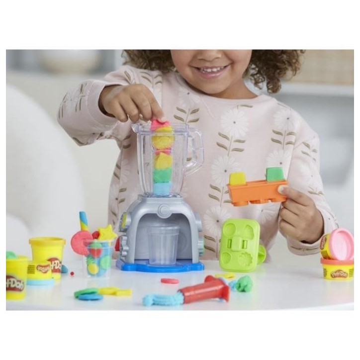 Play-Doh, Tourbillon de smoothies, jouet de cuisine factice avec pâte a modeler, loisirs créatifs pour enfants, Des 3 ans Play-Doh, Tourbillon de smoothies, jouet de cuisine factice avec pâte a modeler, loisirs créatifs pour enfants, Des 3 ans