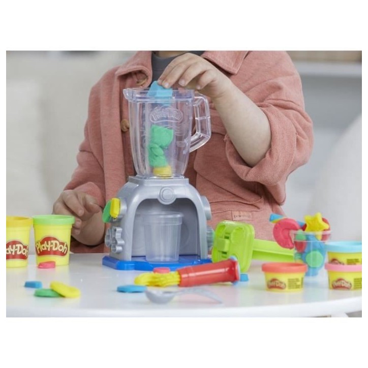 Play-Doh, Tourbillon de smoothies, jouet de cuisine factice avec pâte a modeler, loisirs créatifs pour enfants, Des 3 ans Play-Doh, Tourbillon de smoothies, jouet de cuisine factice avec pâte a modeler, loisirs créatifs pour enfants, Des 3 ans