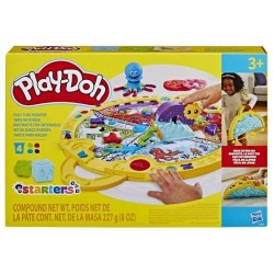 Play-Doh Tapis de voyage, coffret Découverte avec pâte a modeler, lo