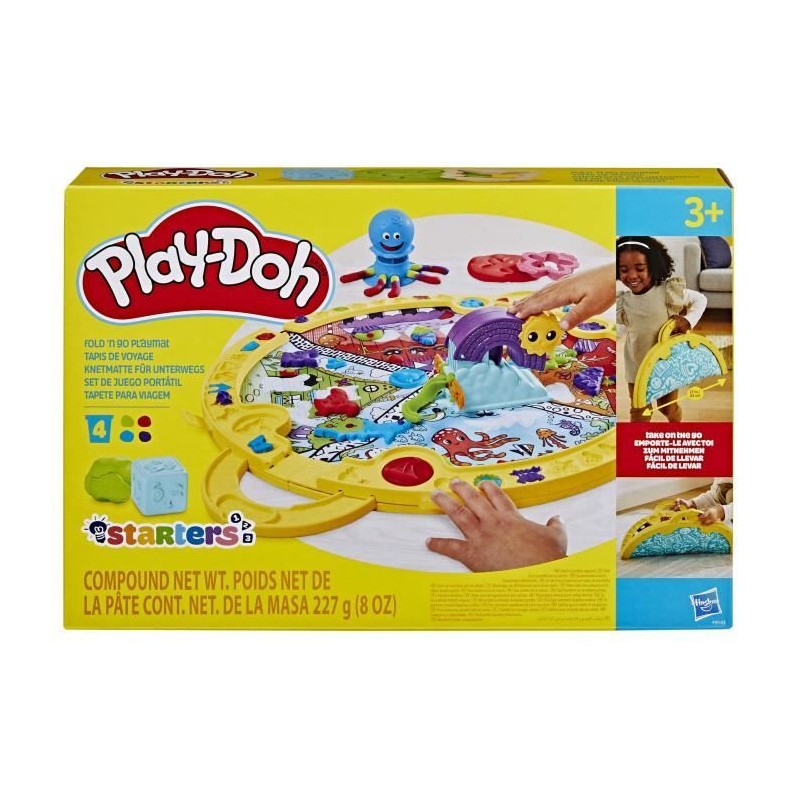 Play-Doh Tapis de voyage, coffret Découverte avec pâte a modeler, lo Play-Doh Tapis de voyage, coffret Découverte avec pâte a modeler, lo