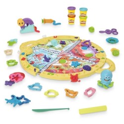Play-Doh Tapis de voyage, coffret Découverte avec pâte a modeler, lo