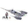 Vaisseau The Mandalorian's N-1 Starfighter, figurines Grogu et Mandalo