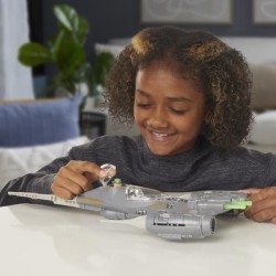Vaisseau The Mandalorian's N-1 Starfighter, figurines Grogu et Mandalo