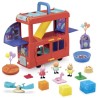 Peppa Pig, coffret Bus en fete 2 en 1 avec 3 figurines et 13 accesso