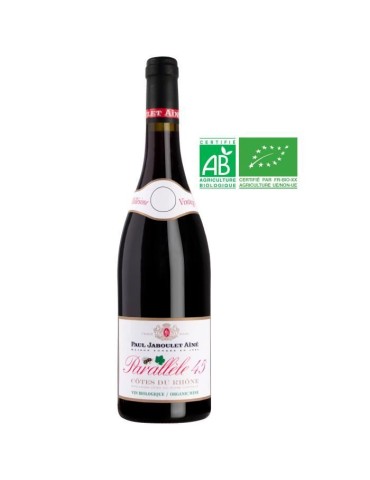 Maison Paul Jaboulet Ainé Parallele 45 Côtes du Rhône - Vin rouge de la Vallée du Rhône - Bio