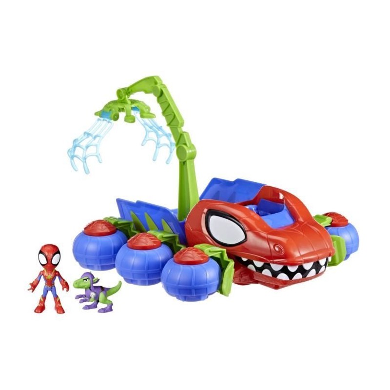 Spidey Véhicule Dino-Webs avec jouets Spider-Man, a partir de 3 ans, Spidey Véhicule Dino-Webs avec jouets Spider-Man, a partir de 3 ans,