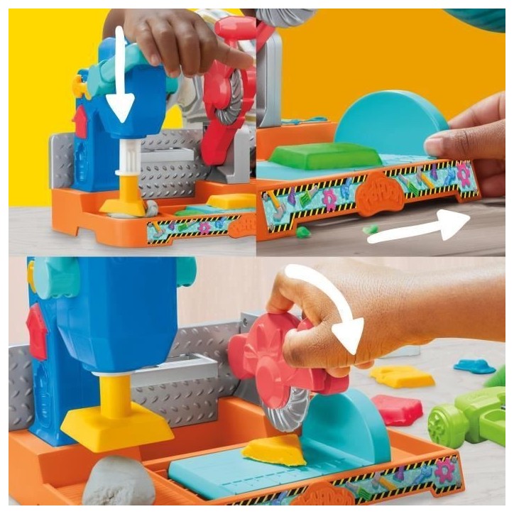 Play-Doh Mon petit bricoleur, coffret avec pâte a modeler