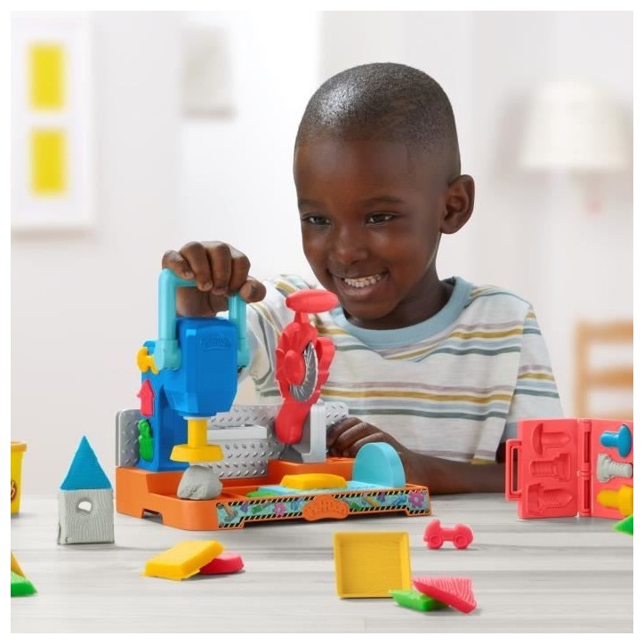 Play-Doh Mon petit bricoleur, coffret avec pâte a modeler