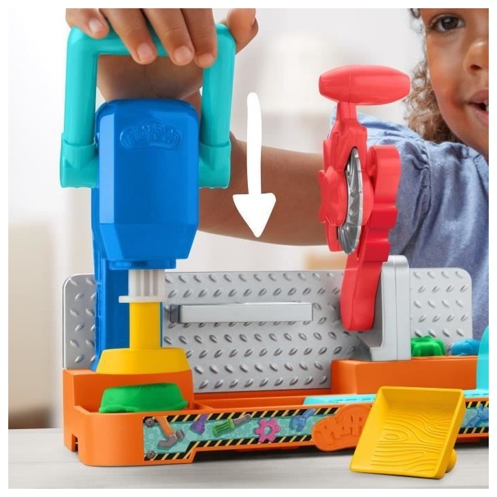 Play-Doh Mon petit bricoleur, coffret avec pâte a modeler