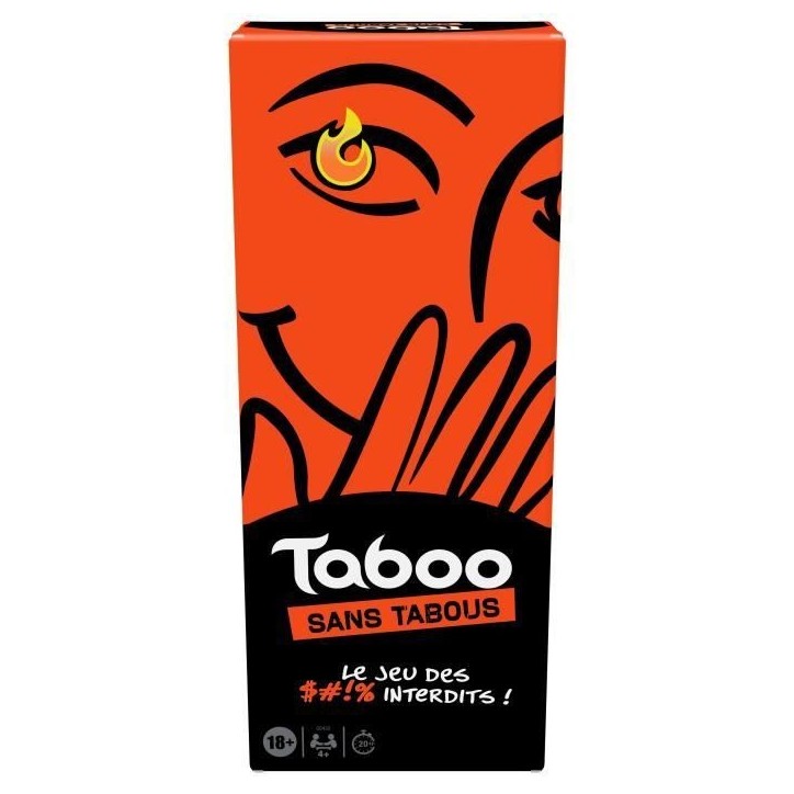 Taboo sans tabous, jeu de société adulte, le jeu des mots interdits, a partir de 18 ans Taboo sans tabous, jeu de société adulte, le jeu des mots interdits, a partir de 18 ans